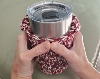 Gehaakte Tumbler Handwarmer *Patroon*