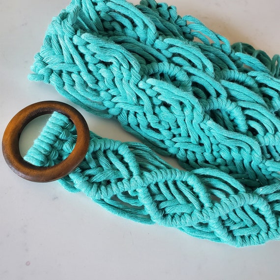 Handmade Macrame Belt - Multiple Color Options! - Etsy display picture 1