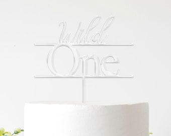 Personalized Birthday Cake Topper | Wild One Cake Topper | Kids Birthday Cake Topper | Custom Wedding Cake Name Toppers