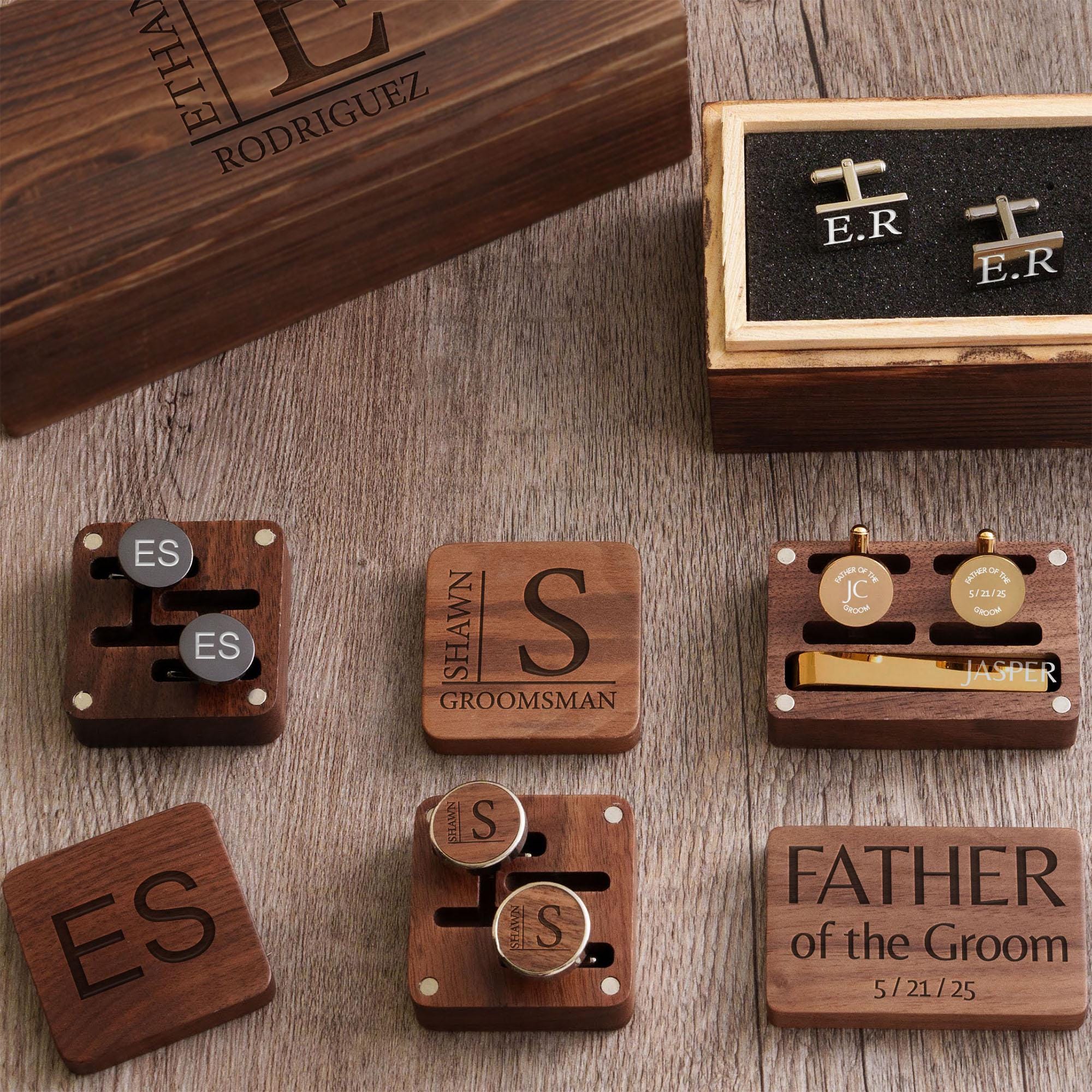 Groomsmen Gift, Gift for Dad, Custom Cufflinks, Wedding Day Gift for Husband, Bachelor Party, Personalized gift for him, Gift for dad