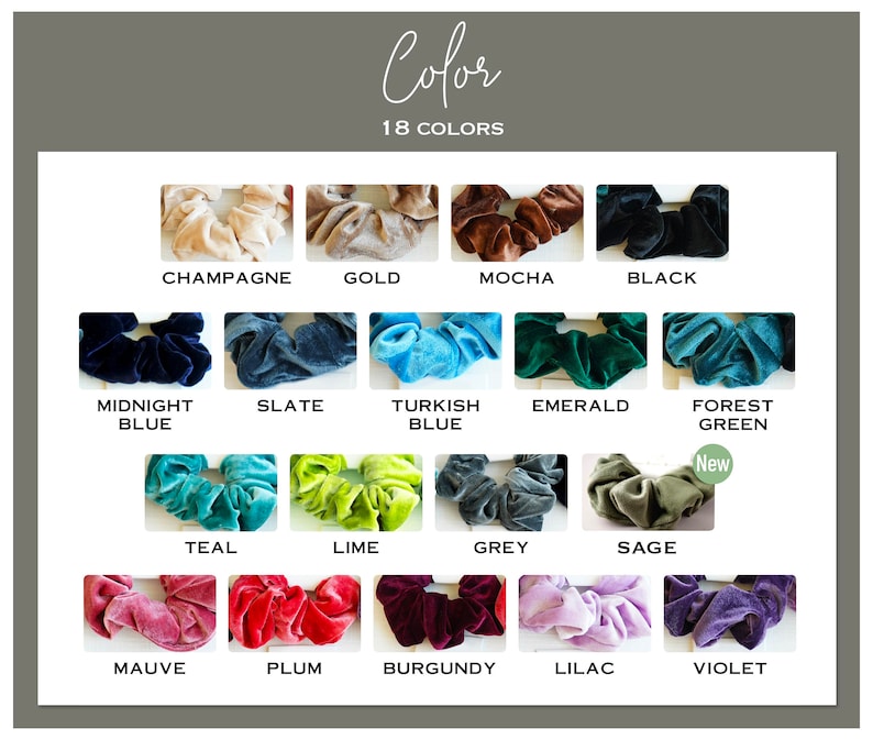 Bridesmaid Hair Scrunchies Bridesmaid Gifts Proposal To Have And To Hold Your Hair Back 15 Colors Tie the Knot Scrunchies image 3