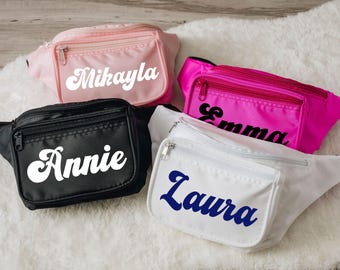 Bachelorette Party Bag, Mothers Day Gift, Personalized Women Fanny Pack, Bridesmaid Proposal Gift, Custom Belt Bag for Bridesmaid