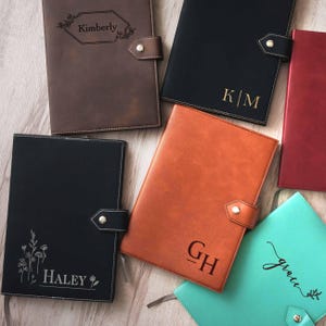 Aangepast leren dagboek, gepersonaliseerd cadeau, reisdagboek voor mannen, cadeau voor hem, leren notitieboekje, kantoorcadeau