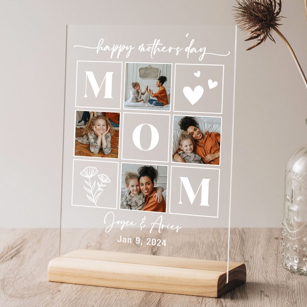 Personalized Photo Plaque with Song Stand |  | Custom Picture Plaque | Family Gifts | Mothers Day Gift | Gift for women | Gift for her