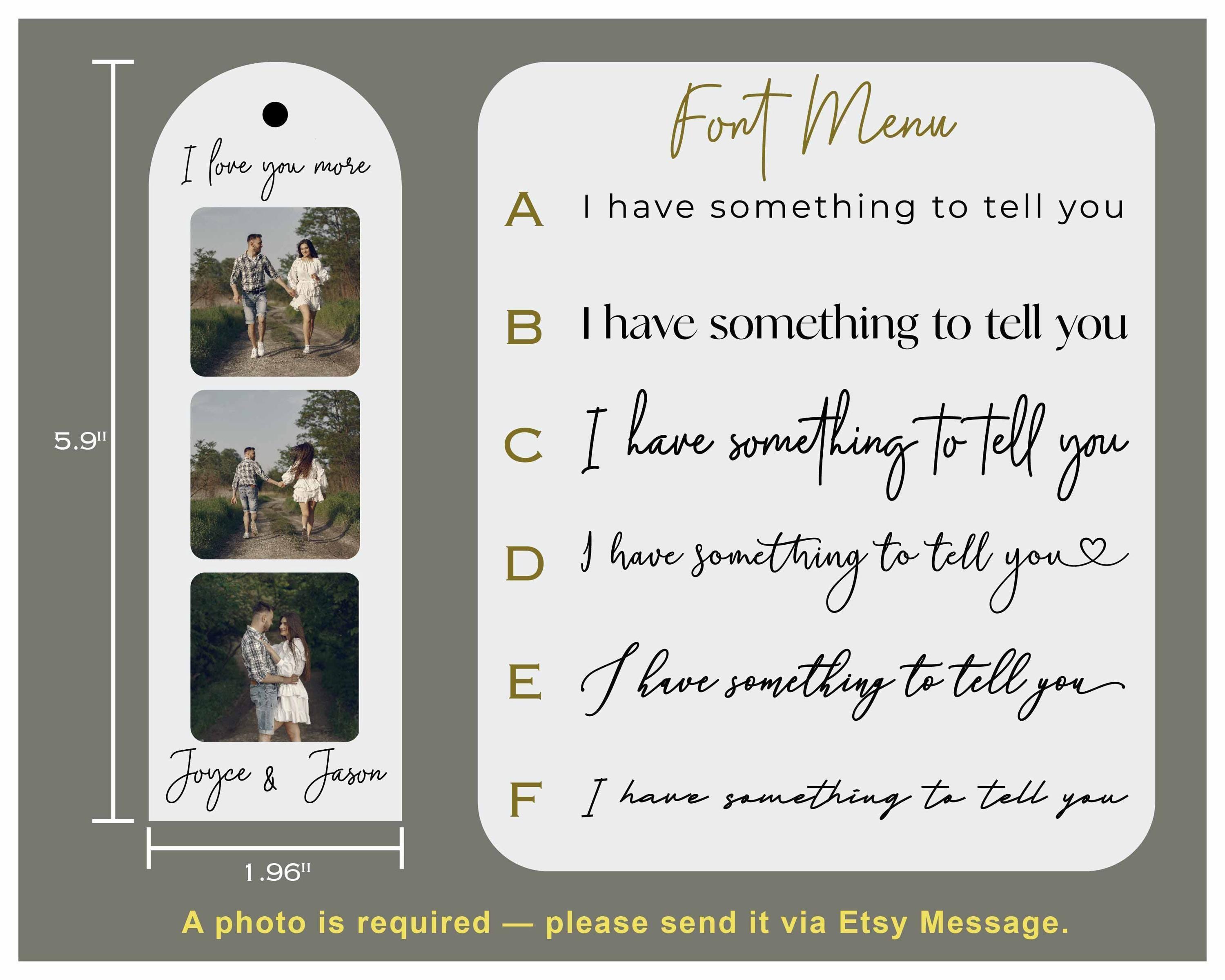 Personalized Picture Frame, Mother's Day, Valentines Day, Father's Day – Happy Times Favors