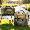 Groomsmen Duffle Bag, Best Dad Gift, Embroidered Best Man Bag, Weekender Bag for Men, Personalized Bag, Monogrammed Travel Bag [T]