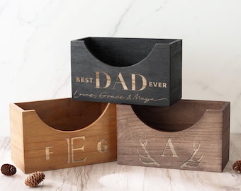 Wood Hat Organizer, Gifts for Him, Personalized Gift, Hat Holder, Custom Cap Holder, Engraved Wooden Hat Organizer