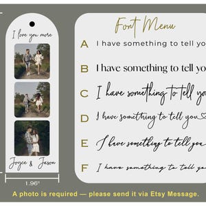 Marcapáginas personalizado con foto, regalo para el mejor papá, marcapáginas personalizado con imagen, regalo para el Día del Padre, recuerdo de cumpleaños [W] imagen 2