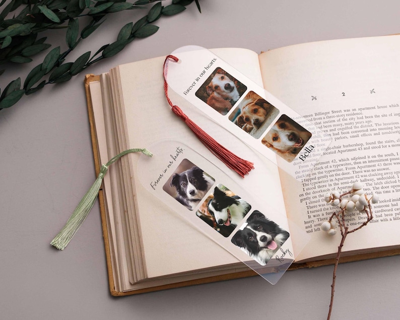 Personalized Bookmark with Picture, Fathers Day Gift, Reading Gift, Photo Gift, Love Read, Gift for Her, Custom Photo Acrylic Bookmark [W] 画像 7