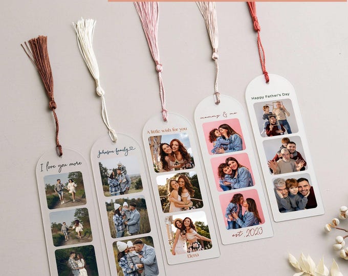 Personalized Custom Bookmark, Acrylic Bookmark, Photo Bookmark ...
