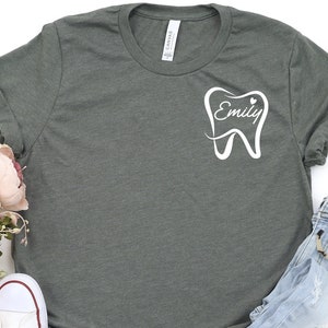 Custom Dentist T-Shirt: Dental Assistant, Hygienist, or Group Shirt