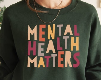 Sweater voor geestelijke gezondheid: therapeut-psycholoogtrui, bewustzijnshoodie