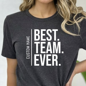 Team t shirt design ideas clearance