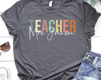 Custom Teacher Team Shirt: Personalized School T-Shirt