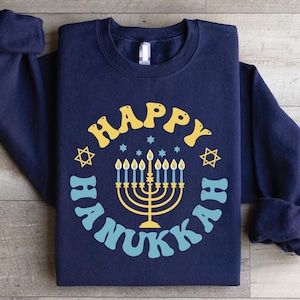 Happy Hanukkah Sweatshirt: Funny Jewish Family Chanukah Sweater