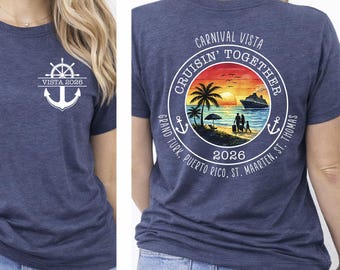 Camisetas de crucero personalizadas, camiseta personalizada de crucero familiar 2026, camiseta de crucero grupal