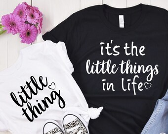 Mommy and Me Matching Shirts: Little Things in Life Tees