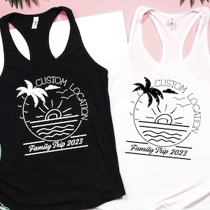 Custom Beach Party Tank Tops, Custom Birthday Party Tanks, 30th Birthday Tank, Beach Birthday Party, Birthday Trip, Summer Matching,Vacation