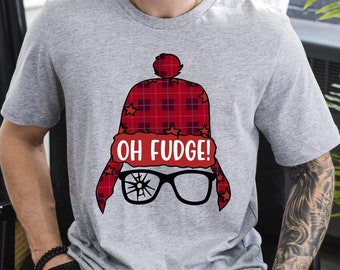 Oh Fudge kerst-T-shirt: grappig vakantie-T-shirt