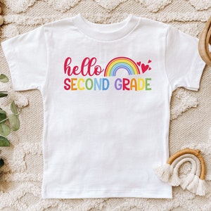 Hello First Grade Shirt, Back To School Shirt, Hello First Grade Rainbow Shirt, 1st Grade Shirt, First Grade Teacher Shirt,First Grade Shirt