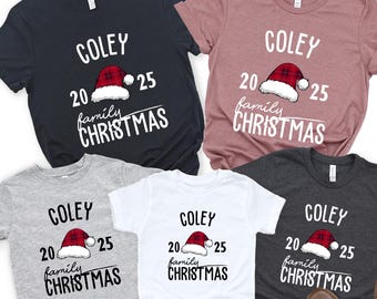 Bijpassende kerstshirts voor het hele gezin: aangepaste kerst-T-shirts voor 2025