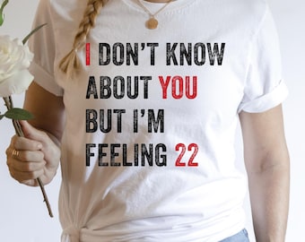Shirt Feeling 22: gepersonaliseerd verjaardagsconcert-T-shirt