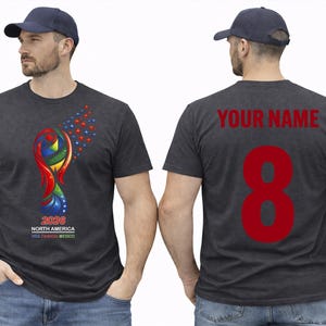 World Cup 2026 Custom Shirt, USA Canada Mexico T-Shirt, Soccer Fan Tee world cup shirt, world cup gifts, usa soccer shirt, world cup 2026, 2026 world cup, world cup 2026 shirt, soccer 2026 tee, soccer fan shirt, usa canada mexico, world cup tee, 2026 world cup shirt,world cup tshirt, usa soccer shirt,custom name shirt, game day outfit, north america 2026