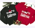 Personalized Family Christmas Sweatshirt: Custom Name Holiday Sweater
