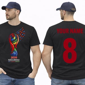 World Cup 2026 Custom Shirt, USA Canada Mexico T-Shirt, Soccer Fan Tee world cup shirt, world cup gifts, usa soccer shirt, world cup 2026, 2026 world cup, world cup 2026 shirt, soccer 2026 tee, soccer fan shirt, usa canada mexico, world cup tee, 2026 world cup shirt,world cup tshirt, usa soccer shirt,custom name shirt, game day outfit, north america 2026