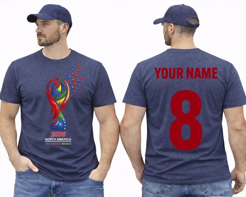 World Cup 2026 Custom Shirt, USA Canada Mexico T-Shirt, Soccer Fan Tee world cup shirt, world cup gifts, usa soccer shirt, world cup 2026, 2026 world cup, world cup 2026 shirt, soccer 2026 tee, soccer fan shirt, usa canada mexico, world cup tee, 2026 world cup shirt,world cup tshirt, usa soccer shirt,custom name shirt, game day outfit, north america 2026