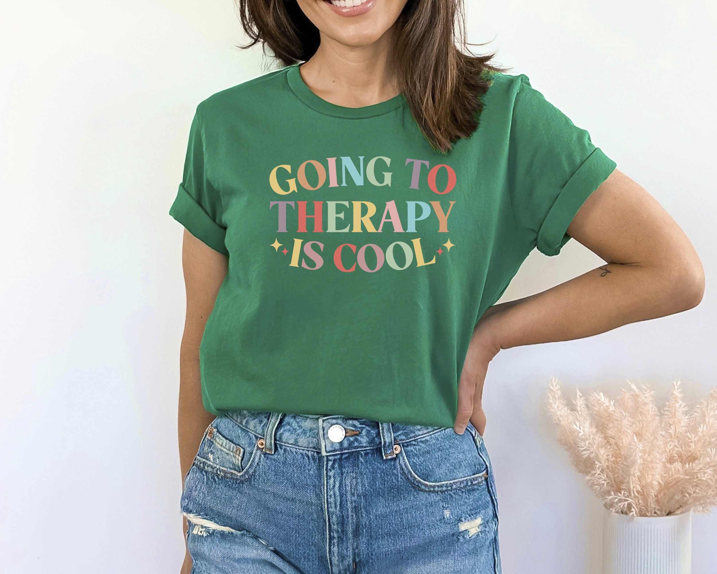 Going to Therapy is Cool Shirt, Therapy Tee, Mental Health Shirt ...