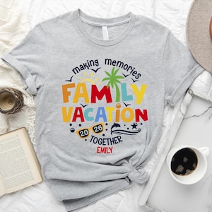 Custom Family Vacation 2026 Shirt: Matching Summer Tees
Summer vacation,Family Vacation tee,Family Beach trip,vacation shirt,family reunion,travel shirt,vacation mode,making memories,Family Vacation 2026,Vacation 2026,custom summer shirt,family trip 2026,summer trip shirt