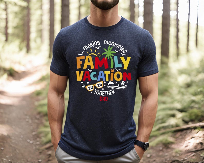 Custom Family Vacation 2026 Shirt: Matching Summer Tees
Summer vacation,Family Vacation tee,Family Beach trip,vacation shirt,family reunion,travel shirt,vacation mode,making memories,Family Vacation 2026,Vacation 2026,custom summer shirt,family trip 2026,summer trip shirt