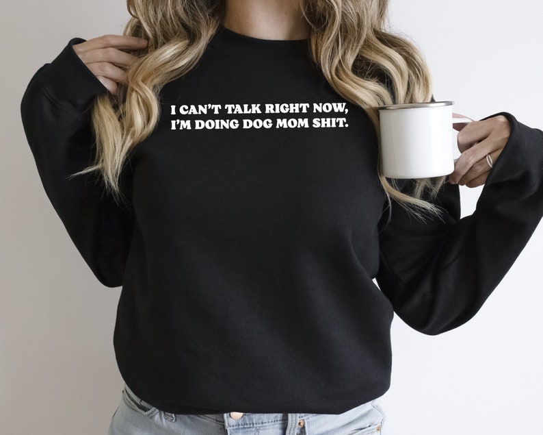 Funny Dog Mom Hoodie: Novelty Dog Lover Sweatshirt immagine 2