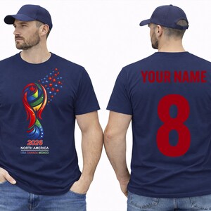 World Cup 2026 Custom Shirt, USA Canada Mexico T-Shirt, Soccer Fan Tee world cup shirt, world cup gifts, usa soccer shirt, world cup 2026, 2026 world cup, world cup 2026 shirt, soccer 2026 tee, soccer fan shirt, usa canada mexico, world cup tee, 2026 world cup shirt,world cup tshirt, usa soccer shirt,custom name shirt, game day outfit, north america 2026