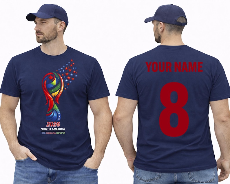 World Cup 2026 Custom Shirt, USA Canada Mexico T-Shirt, Soccer Fan Tee world cup shirt, world cup gifts, usa soccer shirt, world cup 2026, 2026 world cup, world cup 2026 shirt, soccer 2026 tee, soccer fan shirt, usa canada mexico, world cup tee, 2026 world cup shirt,world cup tshirt, usa soccer shirt,custom name shirt, game day outfit, north america 2026