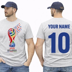 World Cup 2026 Custom Shirt, USA Canada Mexico T-Shirt, Soccer Fan Tee world cup shirt, world cup gifts, usa soccer shirt, world cup 2026, 2026 world cup, world cup 2026 shirt, soccer 2026 tee, soccer fan shirt, usa canada mexico, world cup tee, 2026 world cup shirt,world cup tshirt, usa soccer shirt,custom name shirt, game day outfit, north america 2026
