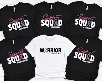 Metastatic Breast Cancer Support Squad Shirt, Cancer Awareness Tshirt, Warrior Tee