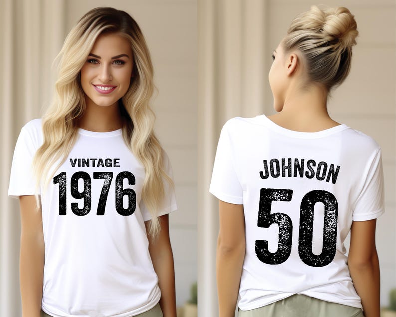 Vintage 1976 Shirt: Custom 50th Birthday T-Shirt, Retro Style
best friend gift,mom birthday shirt,well aged,50th birthday shirt,1976 birthday,vintage 1976 shirt,50th birthday gift,50th birthday outfit,40th birthday shirt,born in 1976,birth year shirt,aged to perfection,50 years old