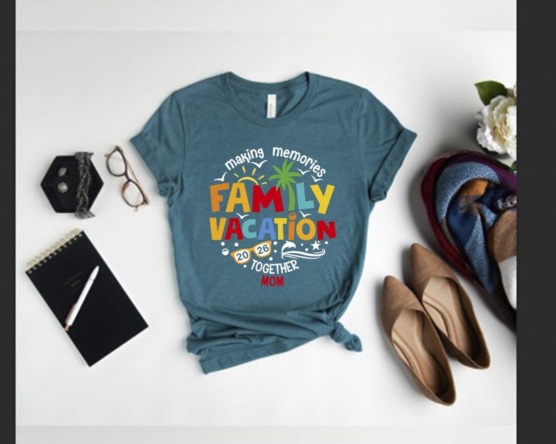 Custom Family Vacation 2026 Shirt: Matching Summer Tees
Summer vacation,Family Vacation tee,Family Beach trip,vacation shirt,family reunion,travel shirt,vacation mode,making memories,Family Vacation 2026,Vacation 2026,custom summer shirt,family trip 2026,summer trip shirt