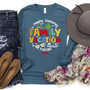 Custom Family Vacation 2026 Shirt: Matching Summer Tees
Summer vacation,Family Vacation tee,Family Beach trip,vacation shirt,family reunion,travel shirt,vacation mode,making memories,Family Vacation 2026,Vacation 2026,custom summer shirt,family trip 2026,summer trip shirt