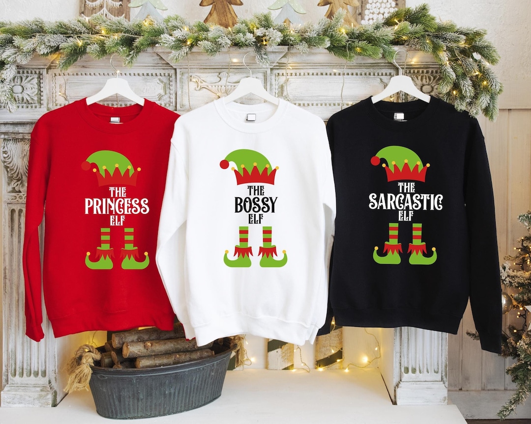 Family Matching Christmas Elk Sweatshirt main image 0