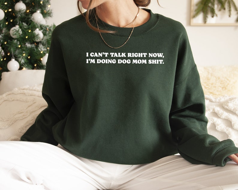 Funny Dog Mom Hoodie: Novelty Dog Lover Sweatshirt immagine 4