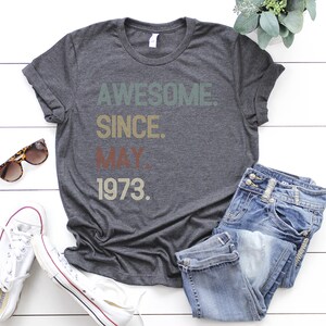 funny birthday shirt,Personalized tshirt,Personalized gift,funny 50th birthday,Awesome birthday,50th birthday shirt,birthday shirt,50th birthday shirts,born in 1975,1975 shirt,1975 birthday shirt,awesome since 1975,50th birthday