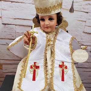 FREE SHIPPING!! Baby Jesus Christ Outfit Holy Pope and Acessories Ropa de Niño Dios de Santo Papa y Accesorios