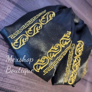 Adult 
Mexican Charro Bow Tie 100% Polyester Black/Gold  600484 main image 0