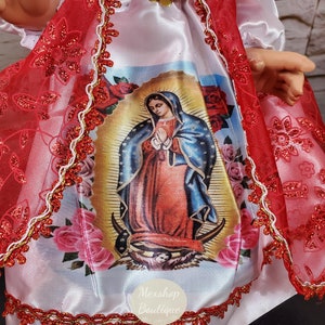 FREE SHIPPING Our Lady of Guadalupe and Acessories Ropa de Niño Dios de la Virgen de Guadalupe y Accesorios image 5