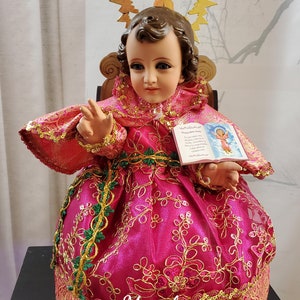 SPEDIZIONE GRATUITA!! Bambino Gesù Cristo Vestito Gesù Divino Bambino e Acessori Ropa de Niño Dios del Divino Niño Jesus y Accesorios