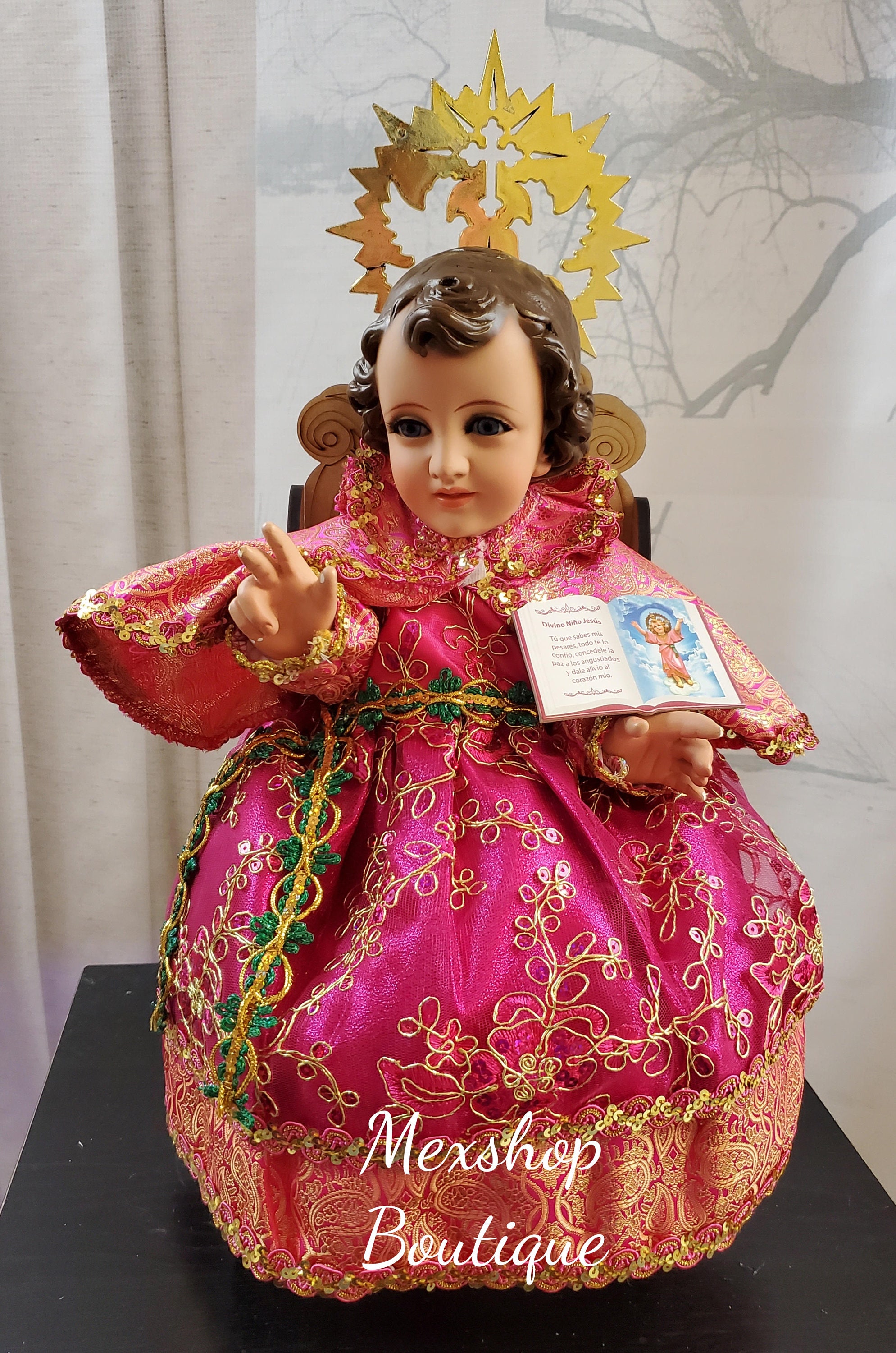 Vestido De Niño Dios Rey De Reyes Talla 30