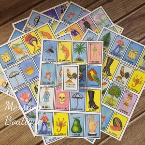Lotería Mexicana Grande, Mexican Big Lottery, Mexican Classic Bingo, 54 Cards, 80 Plastic Circles and 10 Playing Boards, Diversion Familiar